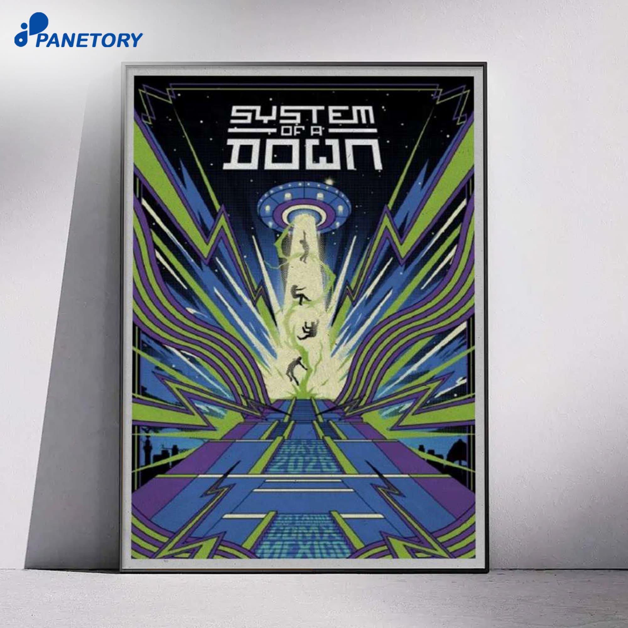 System Of A Down Mexico City 2026 Poster 4 System Of A Down Mexico City 2026 Poster 1