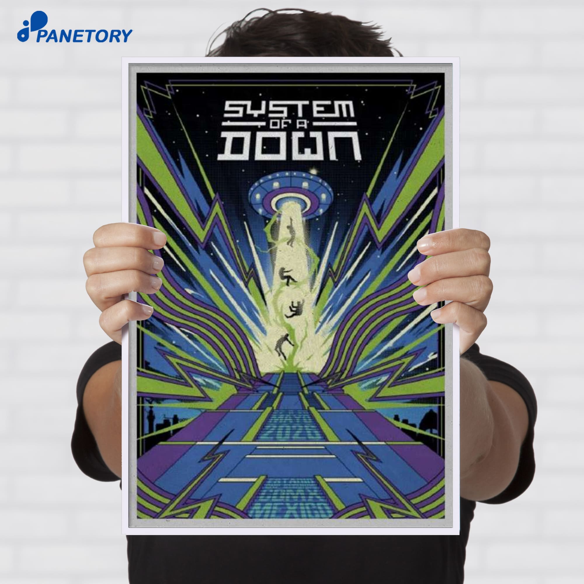 System Of A Down Mexico City 2026 Poster System Of A Down Mexico City 2026 Poster