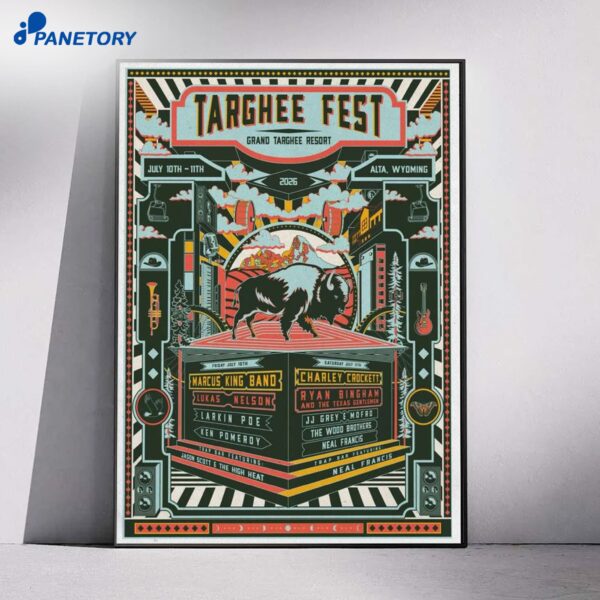 Targhee Fest Grand Targhee Resort Jul 10-11 2026 Poster
