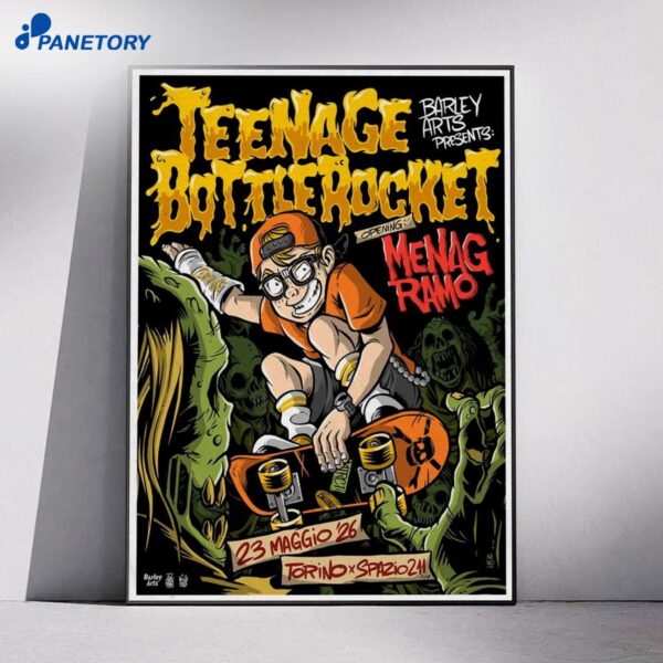 Teenage Bottlerocket Turin IT May 23 2026 Poster