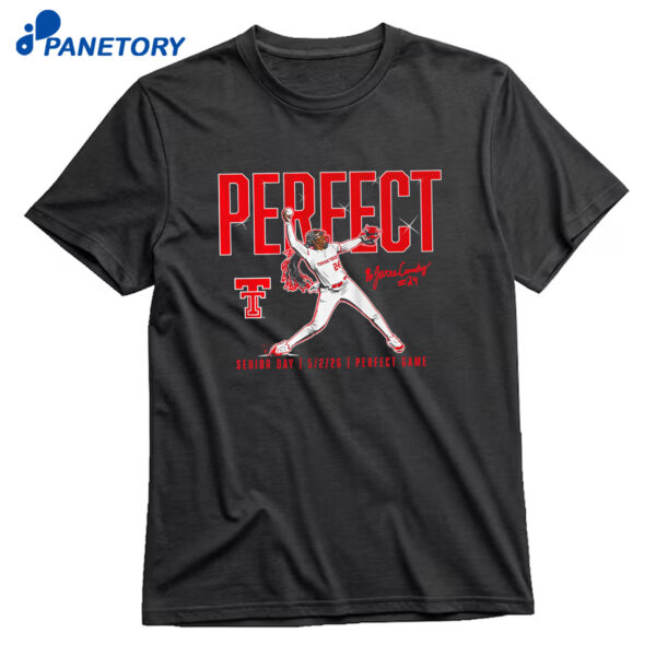 Texas Tech Softball Nijaree Canady Perfect Game T-Shirt