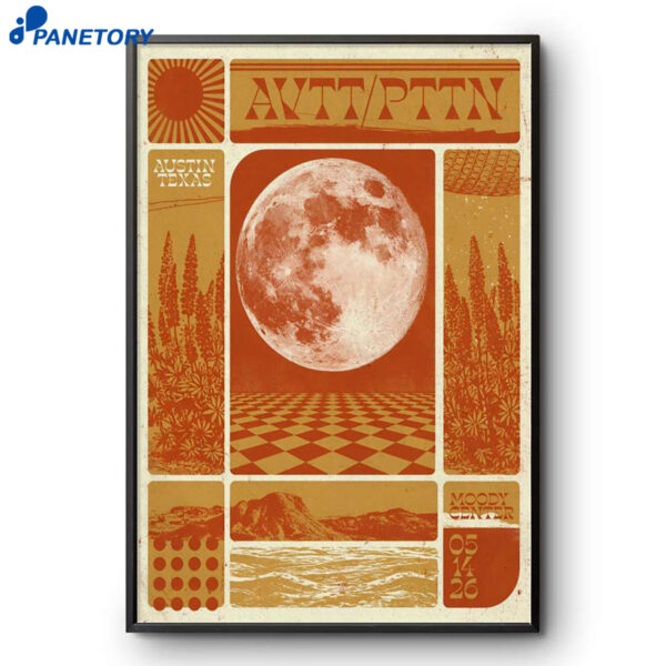 The Avett Brothers Moody Center ATX May 14 2026 Poster