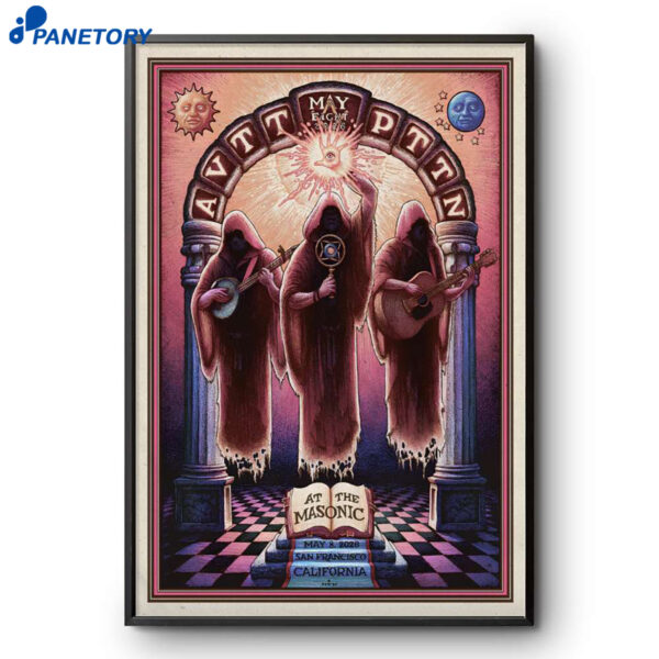 The Avett Brothers Sf Masonic Auditorium Show May 8 2026 Poster