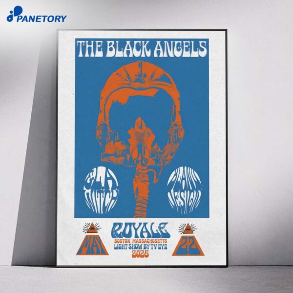 The Black Angels Royale Nightclub Boston MA May 22 2026 Poster
