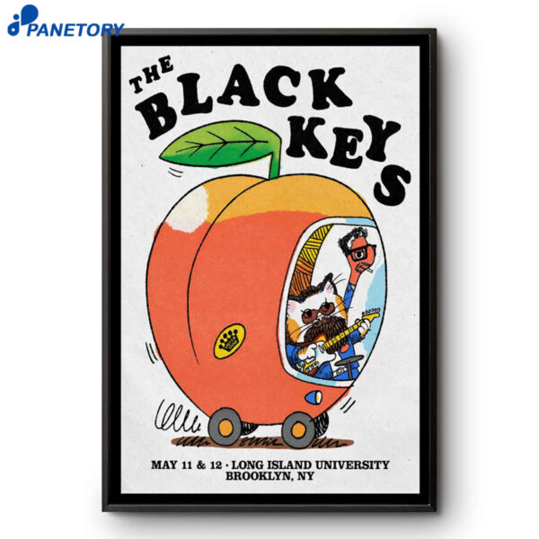The Black Keys Brooklyn Paramount New York NY May 11-12 2026 Poster
