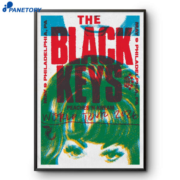 The Black Keys Philadelphia PA Tour May 9 2026 Poster