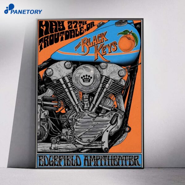The Black Keys Troutdale OR May 27 2026 Poster