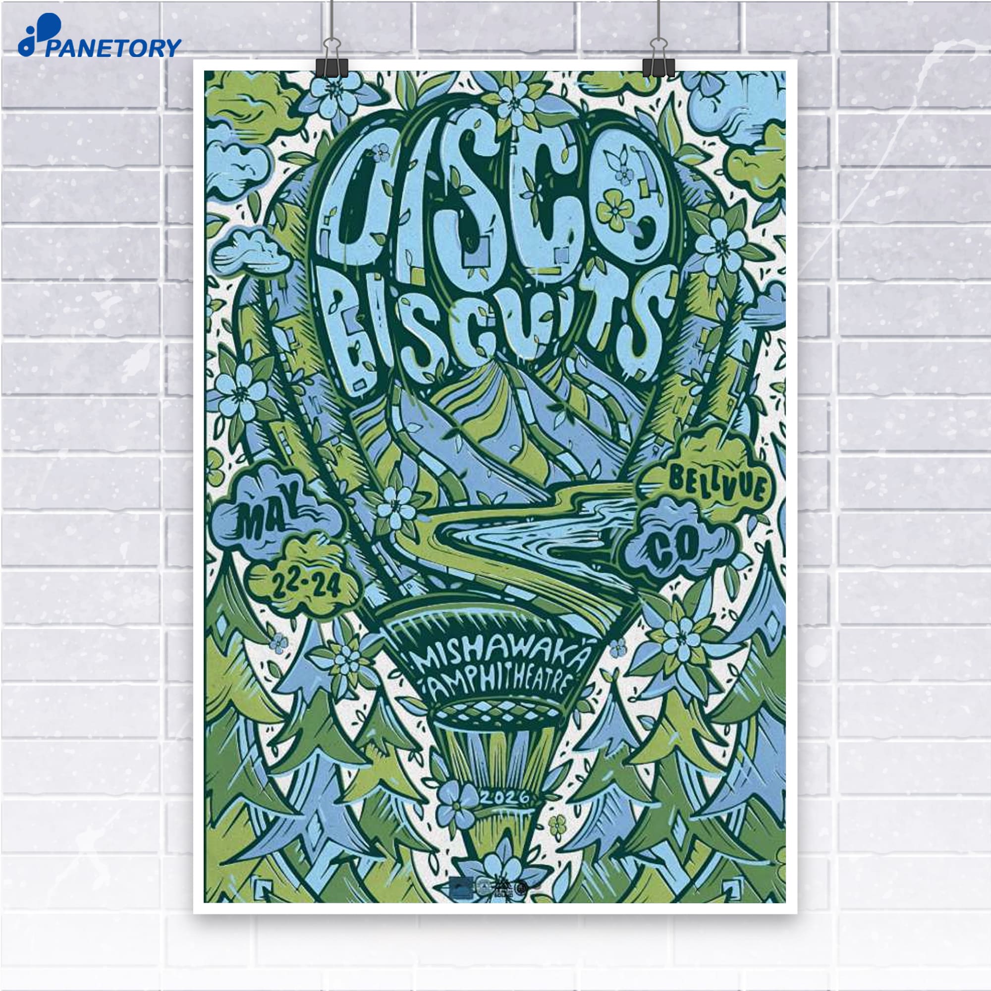 The Disco Biscuits Bellvue Co May 22 24 2026 Poster The Disco Biscuits Bellvue Co May 22 24 2026 Poster