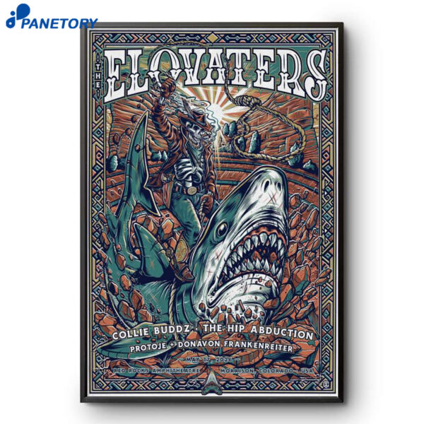 The Elovaters Red Rocks Show May 17 2026 Poster