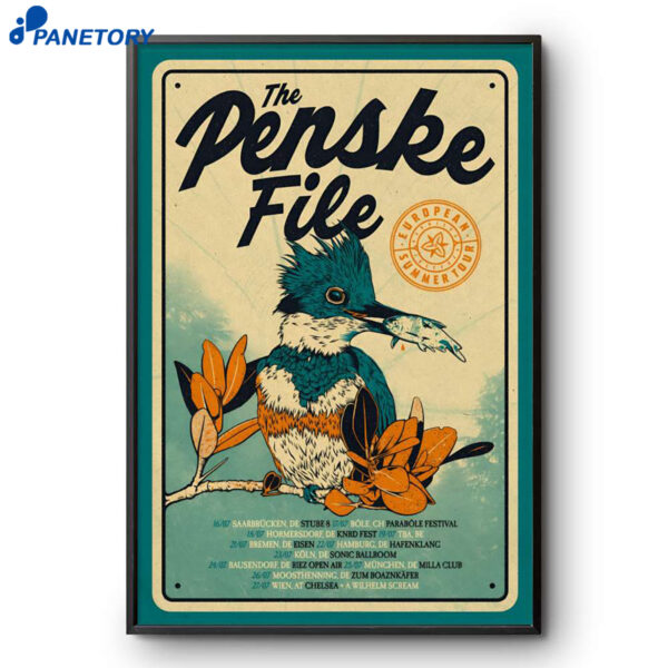 The Penske File EU Summer Tour 2026 Poster