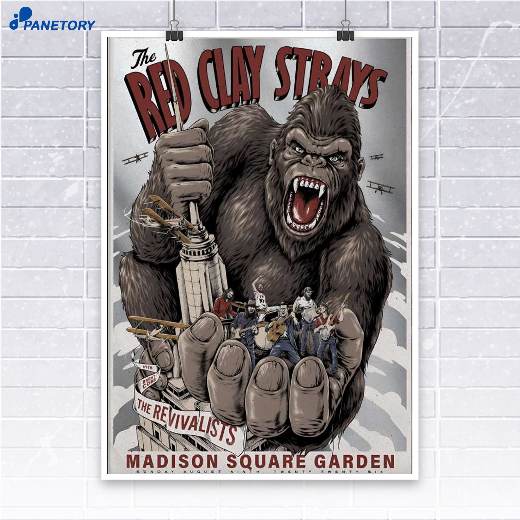 The Red Clay Strays New York Ny Aug 9 2026 Poster The Red Clay Strays New York Ny Aug 9 2026 Poster