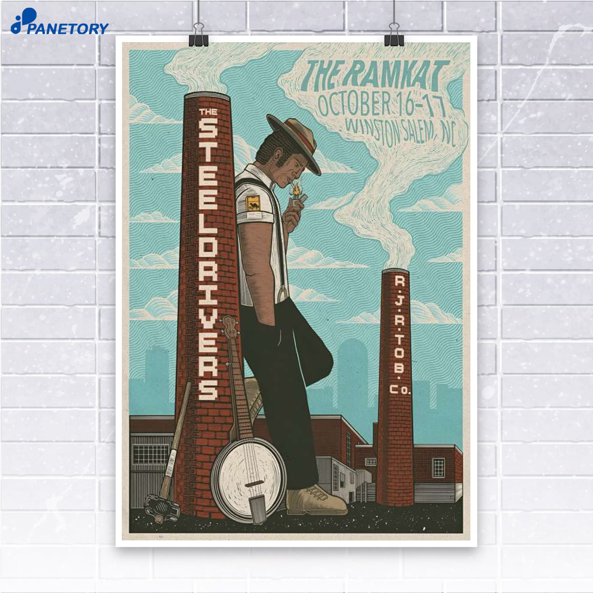 The Steeldrivers The Ramkat Winston-Salem Nc Oct 16-17 2026 Poster The Steeldrivers The Ramkat Winston-Salem Nc Oct 16-17 2026 Poster