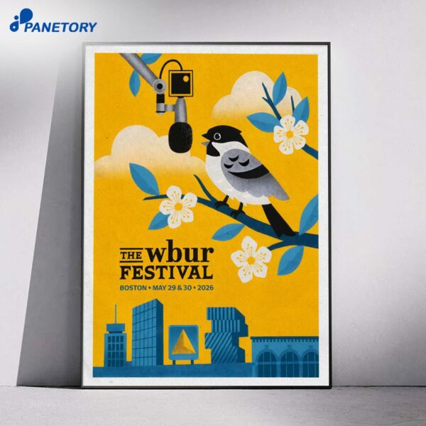 The Wbur Festival Boston MA May 29-30 2026 Poster