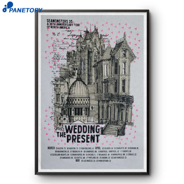 The Wedding Present Pioneertown May 3 2206 Poster