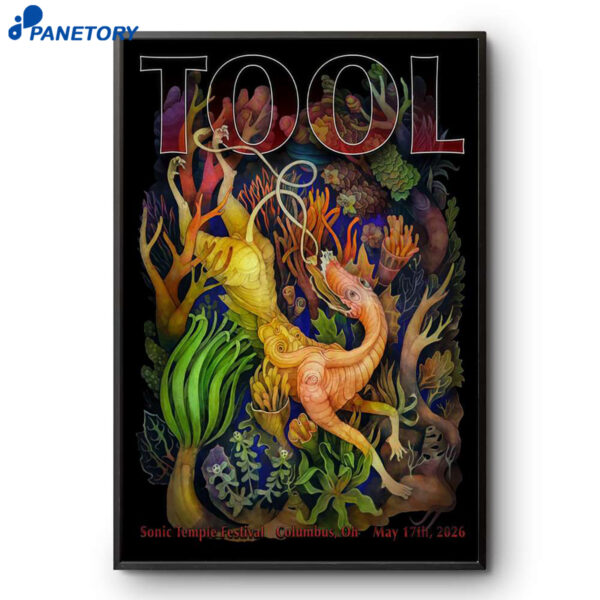 Tool Sonic Temple Festival Columbus OH May 17 2026 Poster