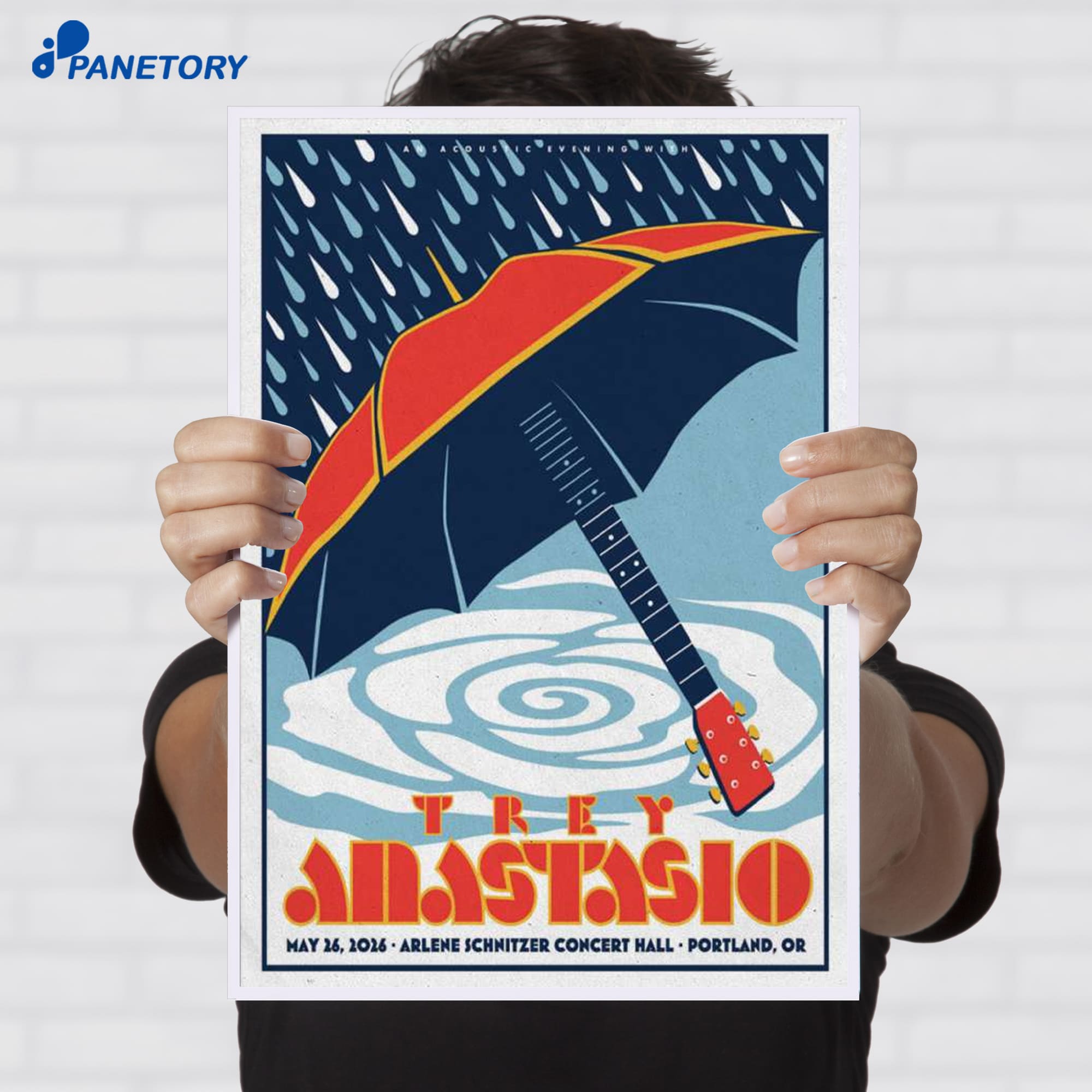 Trey Anastasio Band Tour Portland Or May 26 2026 Poster Trey Anastasio Band Tour Portland Or May 26 2026 Poster