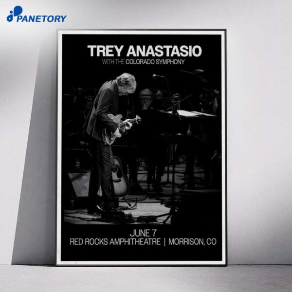 Trey Anastasio Red Rocks Jun 7 2026 Poster