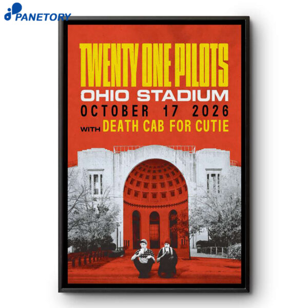 Twenty One Pilots Ohio Stadium Oct 17 2026 Poster