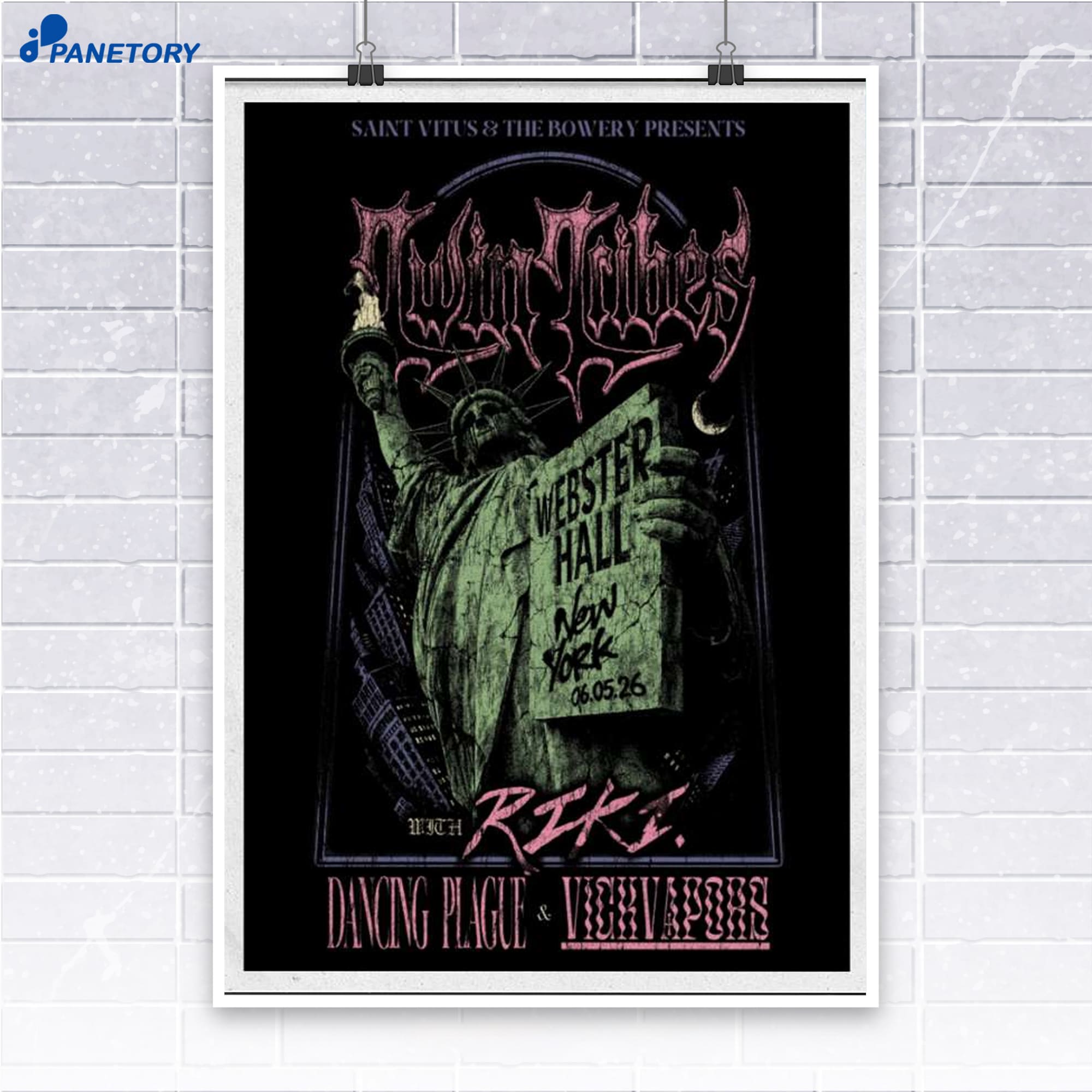 Twin Tribes Webster Hall New York Ny Jun 5 2026 Poster Twin Tribes Webster Hall New York Ny Jun 5 2026 Poster