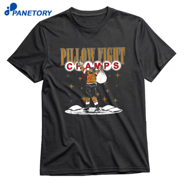 Vegas Hockey Pillow Fight Champs T-Shirt