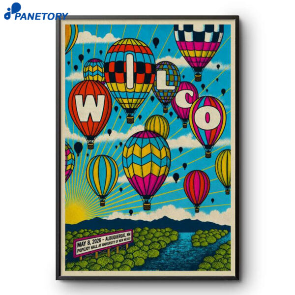 Wilco Albuquerque NM May 8 2026 Poster