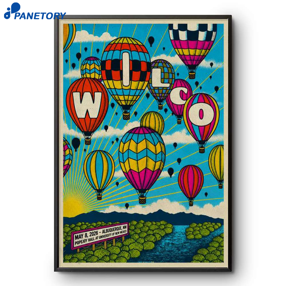 Wilco Albuquerque Nm May 8 2026 Poster 2 Wilco Albuquerque Nm May 8 2026 Poster