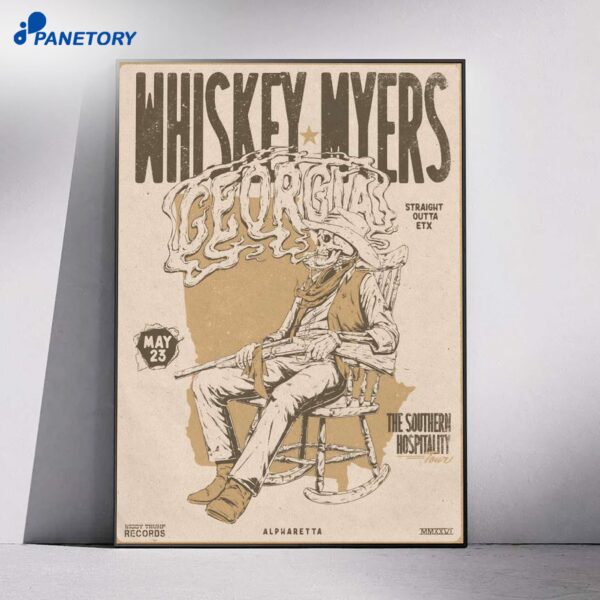 Whiskey Myers Alpharetta GA May 23 2026 Poster