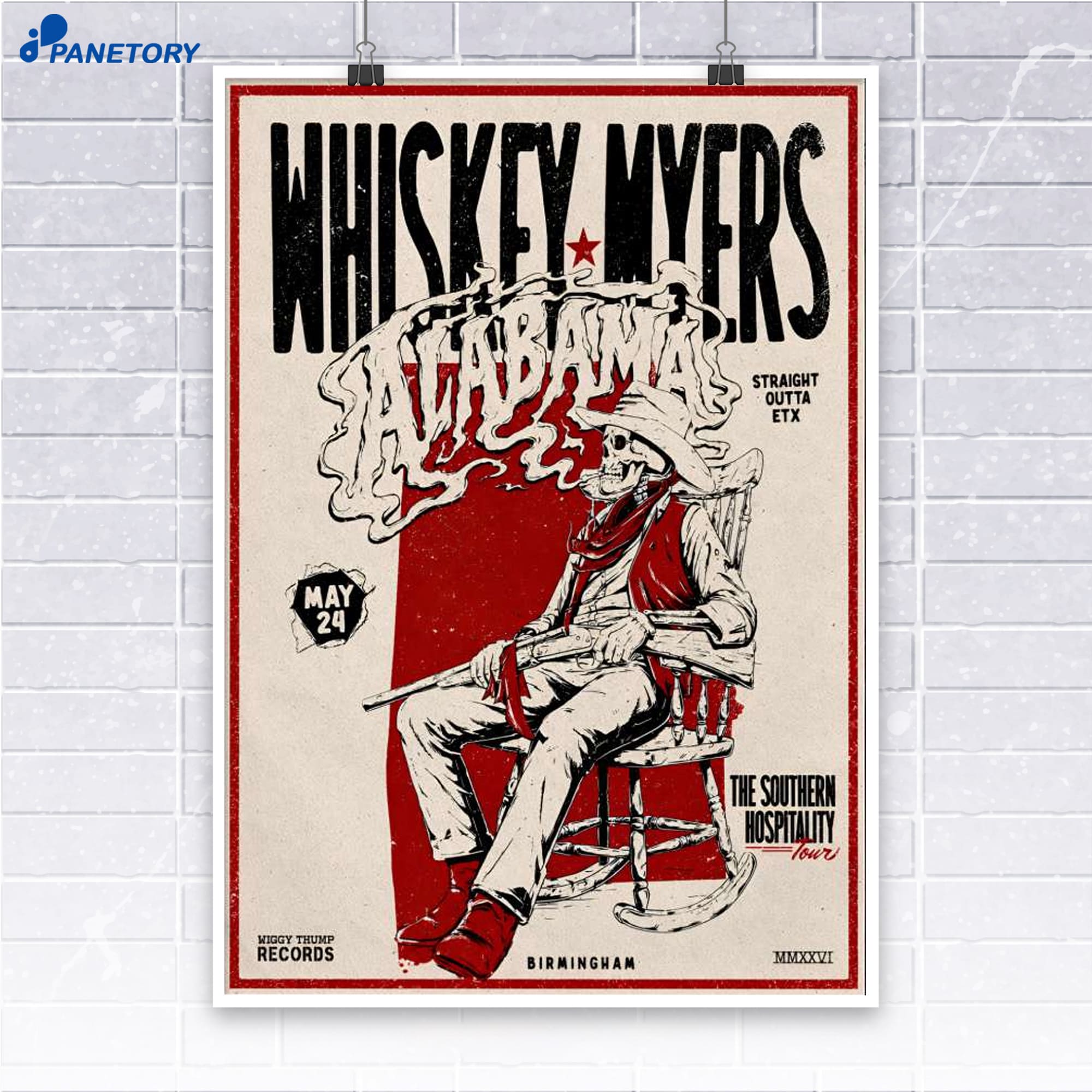 Whiskey Myers Birmingham Al May 24 2026 Poster Whiskey Myers Birmingham Al May 24 2026 Poster