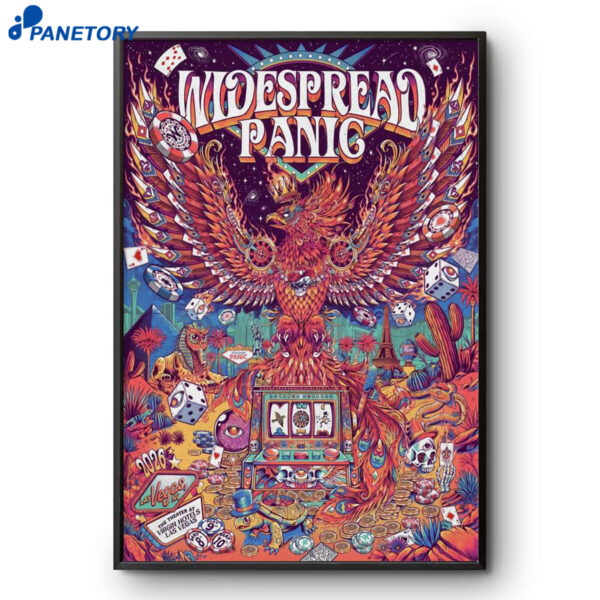 Widespread Panic Las Vegas NV Tour May 8-10 2026 Poster