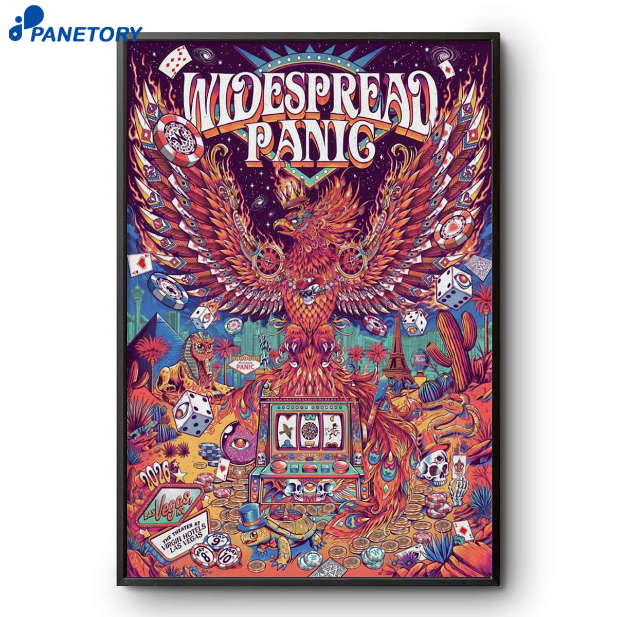 Widespread Panic Las Vegas Nv Tour May 8-10 2026 Poster 2 Widespread Panic Las Vegas Nv Tour May 8-10 2026 Poster