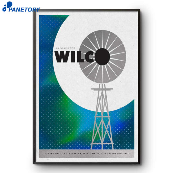Wilco Lubbock TX May 6 2026 Poster