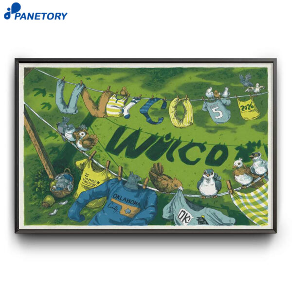 Wilco The Jones Assembly Oklahoma City OK May 5 2026 Poster