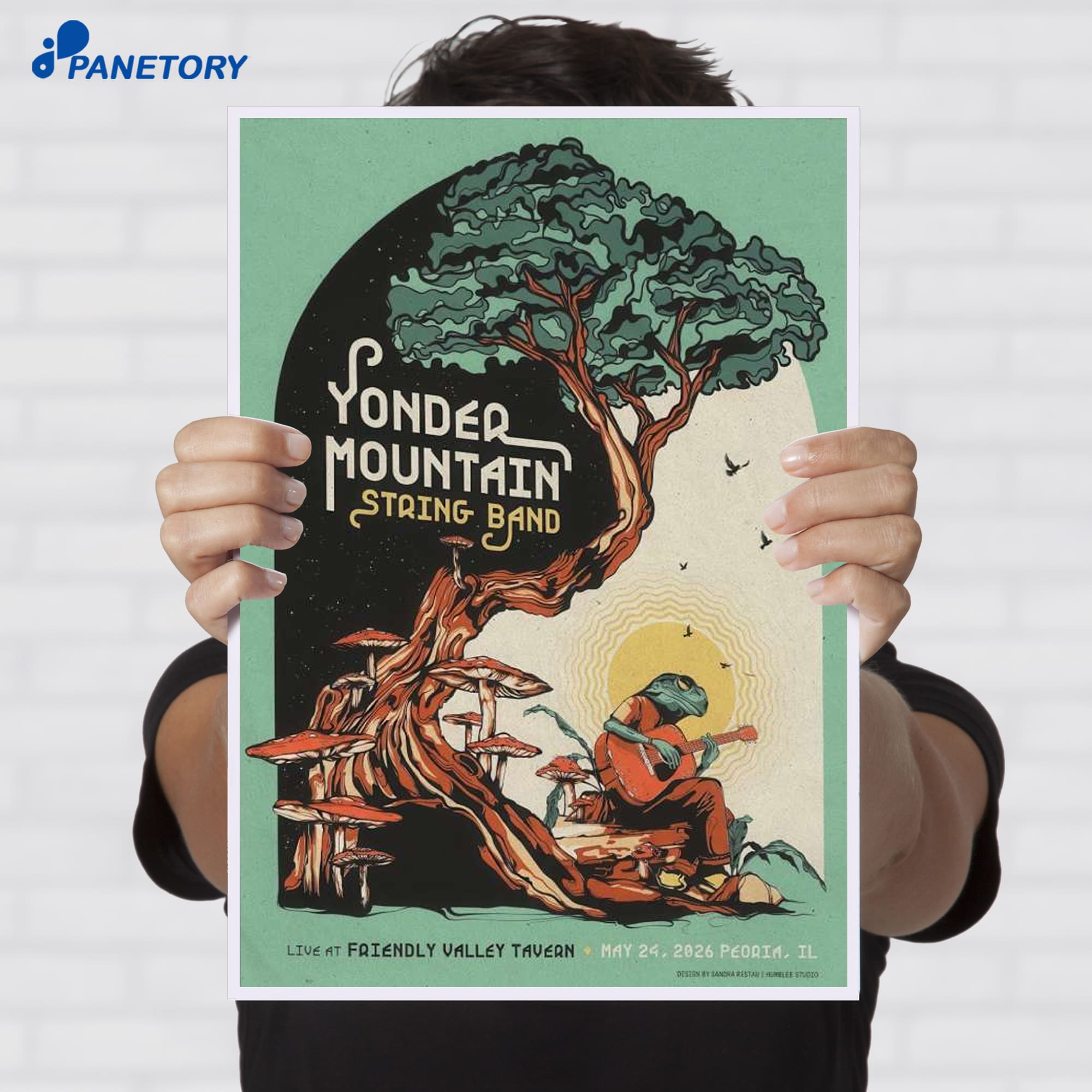 Yonder Mountain String Band Peoria Il Tour May 24 2026 Poster Yonder Mountain String Band Peoria Il Tour May 24 2026 Poster