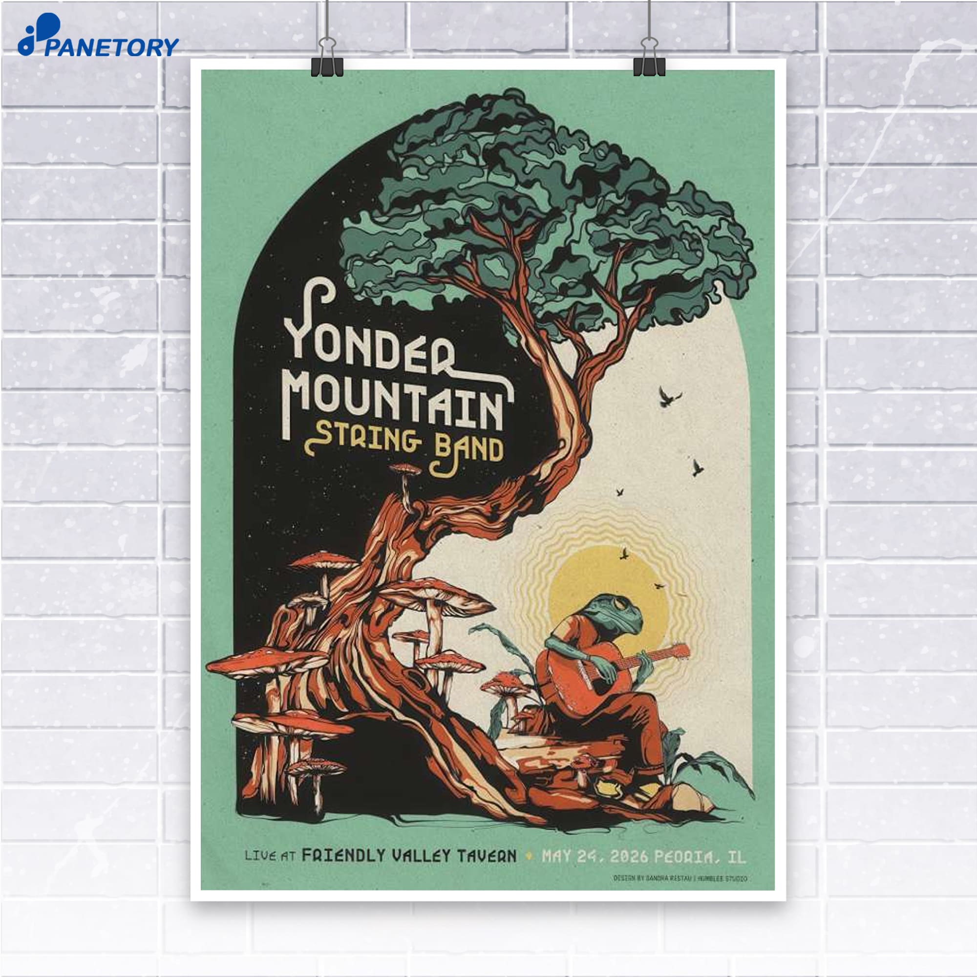Yonder Mountain String Band Peoria Il Tour May 24 2026 Poster Yonder Mountain String Band Peoria Il Tour May 24 2026 Poster