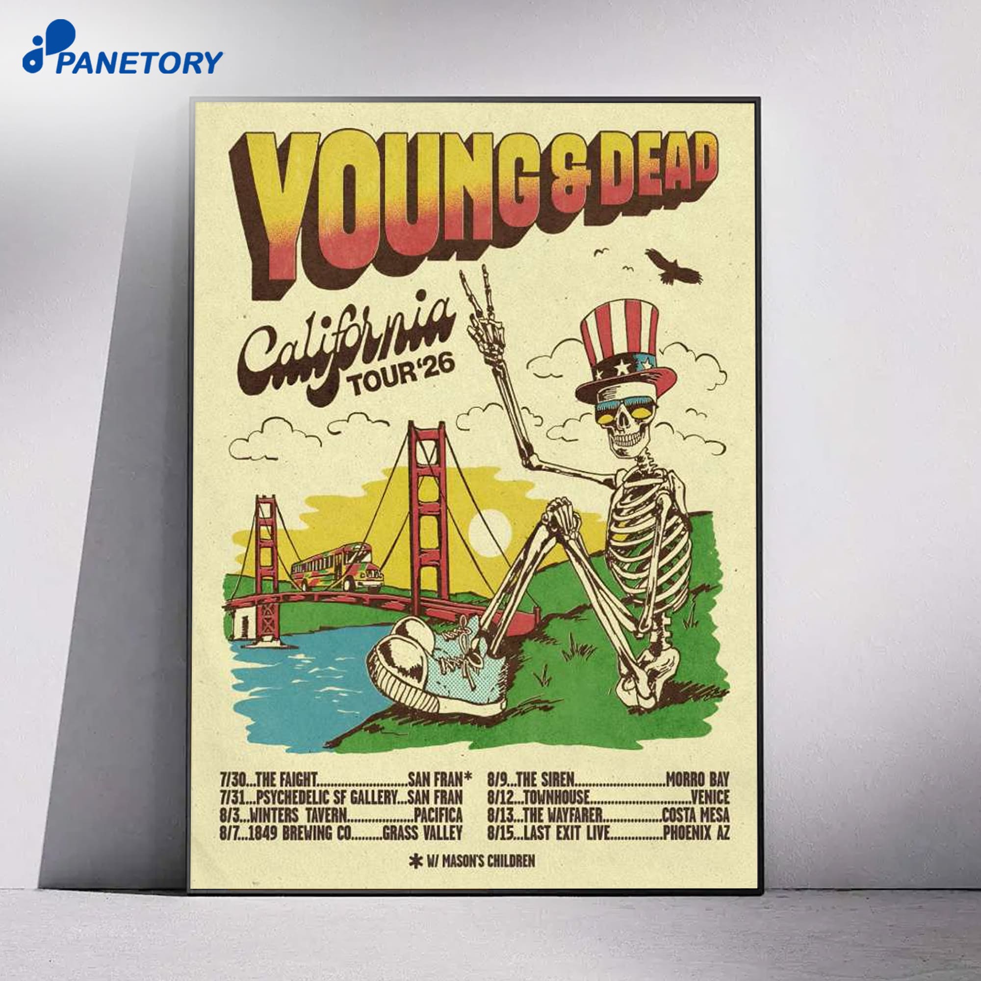 Young And Dead California Tour 2026 Poster 4 Young And Dead California Tour 2026 Poster 1