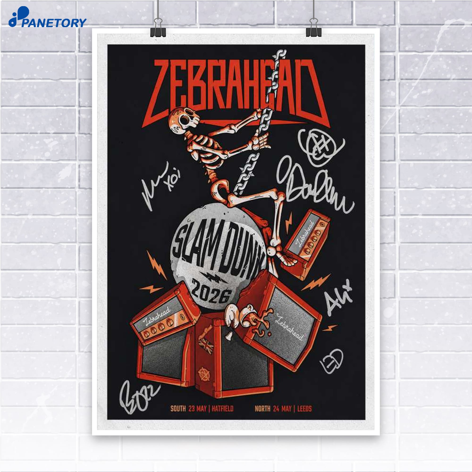 Zebrahead Slam Dunk Tour Hatfield Park Slam Dunk Hatfield Park Hatfield Uk May 23 2026 Poster Zebrahead Slam Dunk Tour Hatfield Park Slam Dunk Hatfield Park Hatfield Uk May 23 2026 Poster