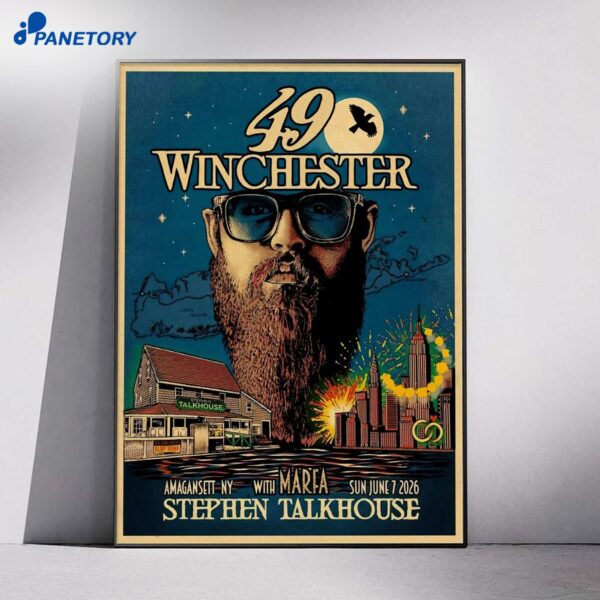 49 Winchester Concert Tour Amagansett NY Jun 07 2026 Poster
