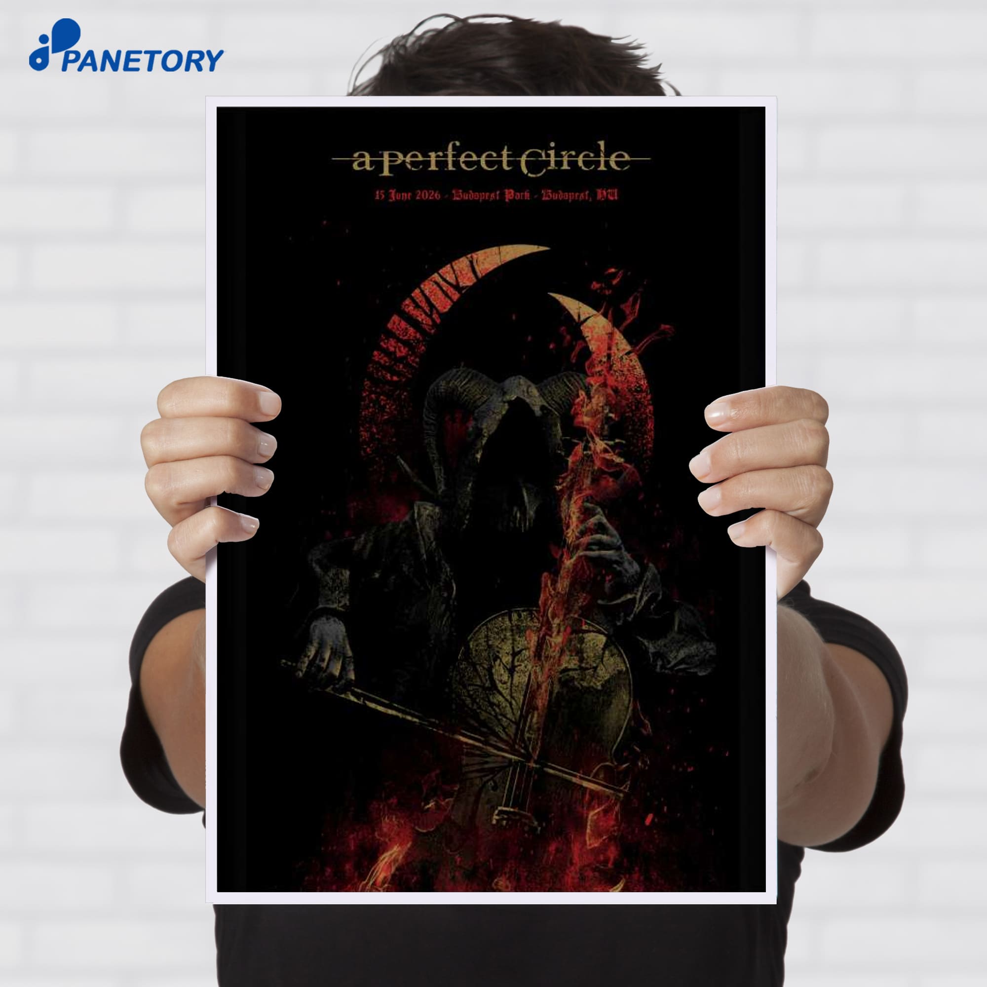 A Perfect Circle Budapest Hungary Jun 15 2026 Poster A Perfect Circle Budapest Hungary Jun 15 2026 Poster