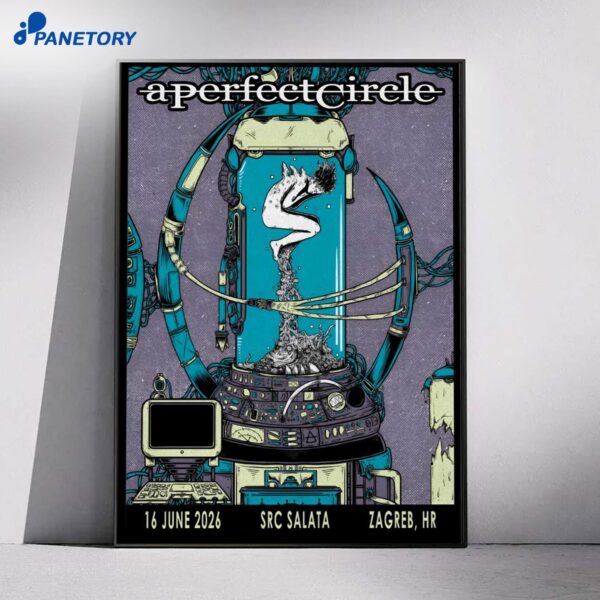 A Perfect Circle SRC Šalata Zagreb Croatia Jun 16 2026 Poster
