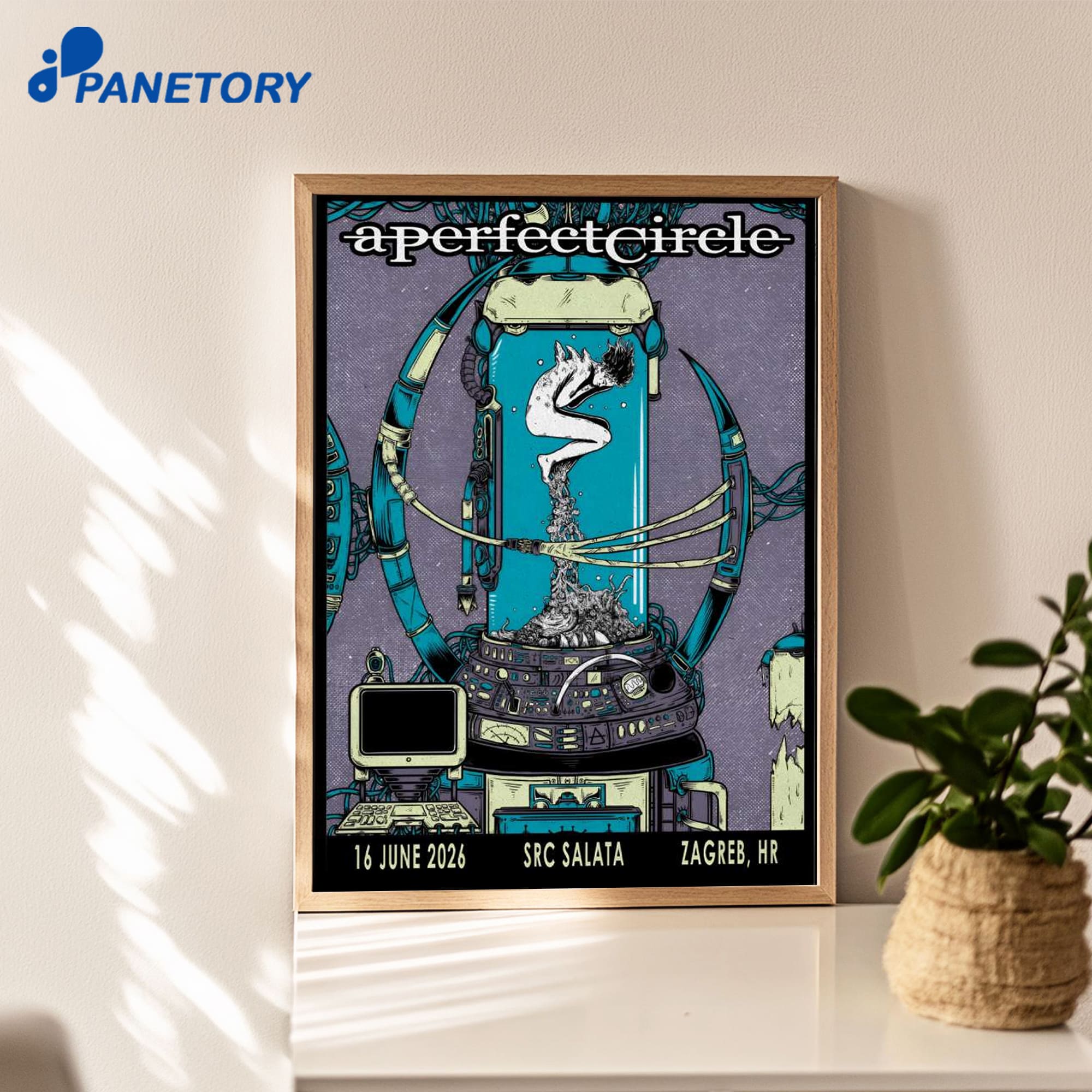 A Perfect Circle Src Šalata Zagreb Croatia Jun 16 2026 Poster A Perfect Circle Src Šalata Zagreb Croatia Jun 16 2026 Poster