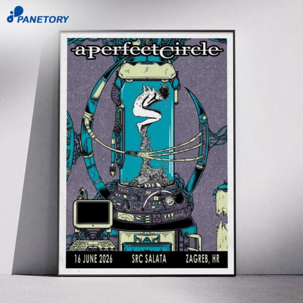 A Perfect Circle Zagreb Jun 16 2026 Poster