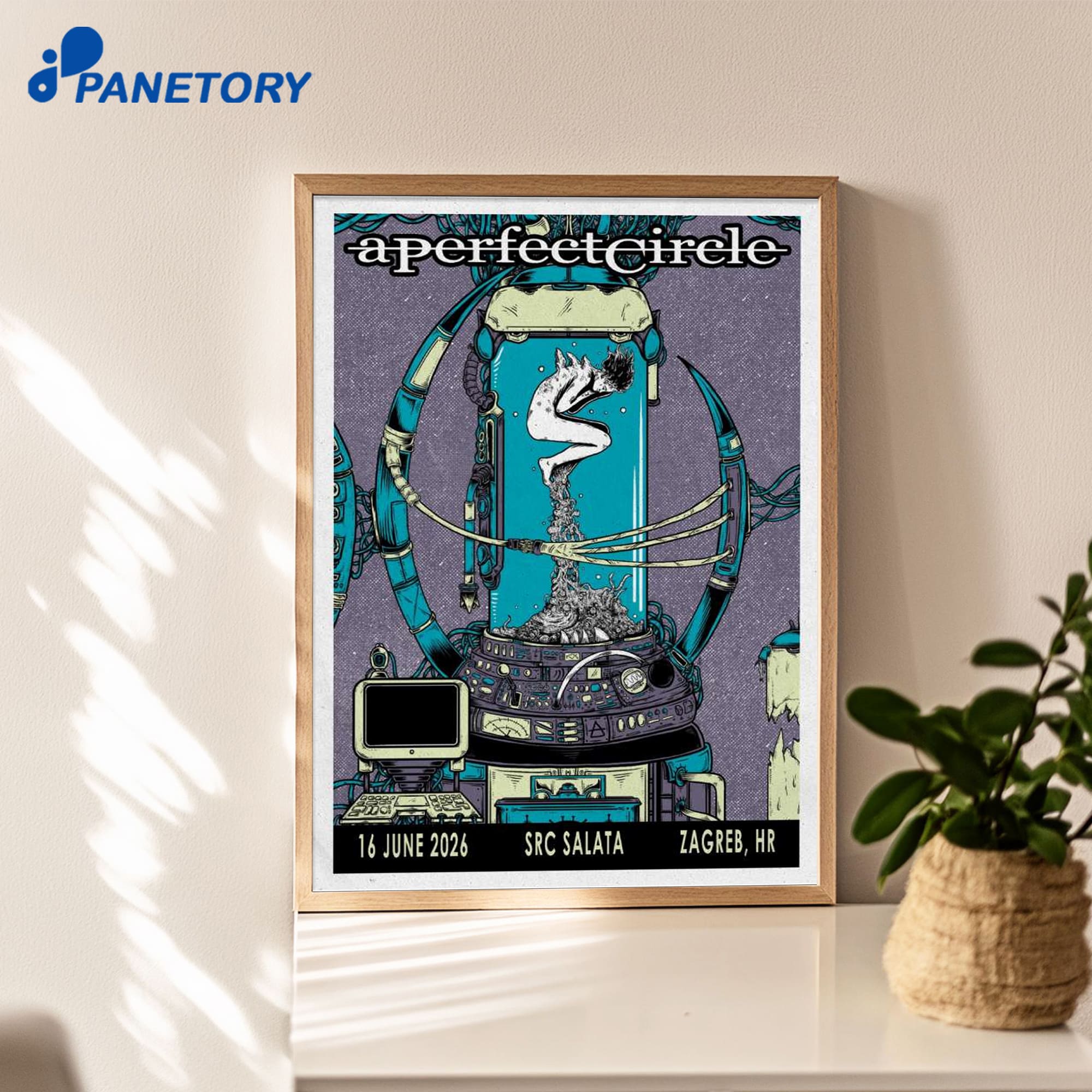 A Perfect Circle Zagreb Jun 16 2026 Poster A Perfect Circle Zagreb Jun 16 2026 Poster