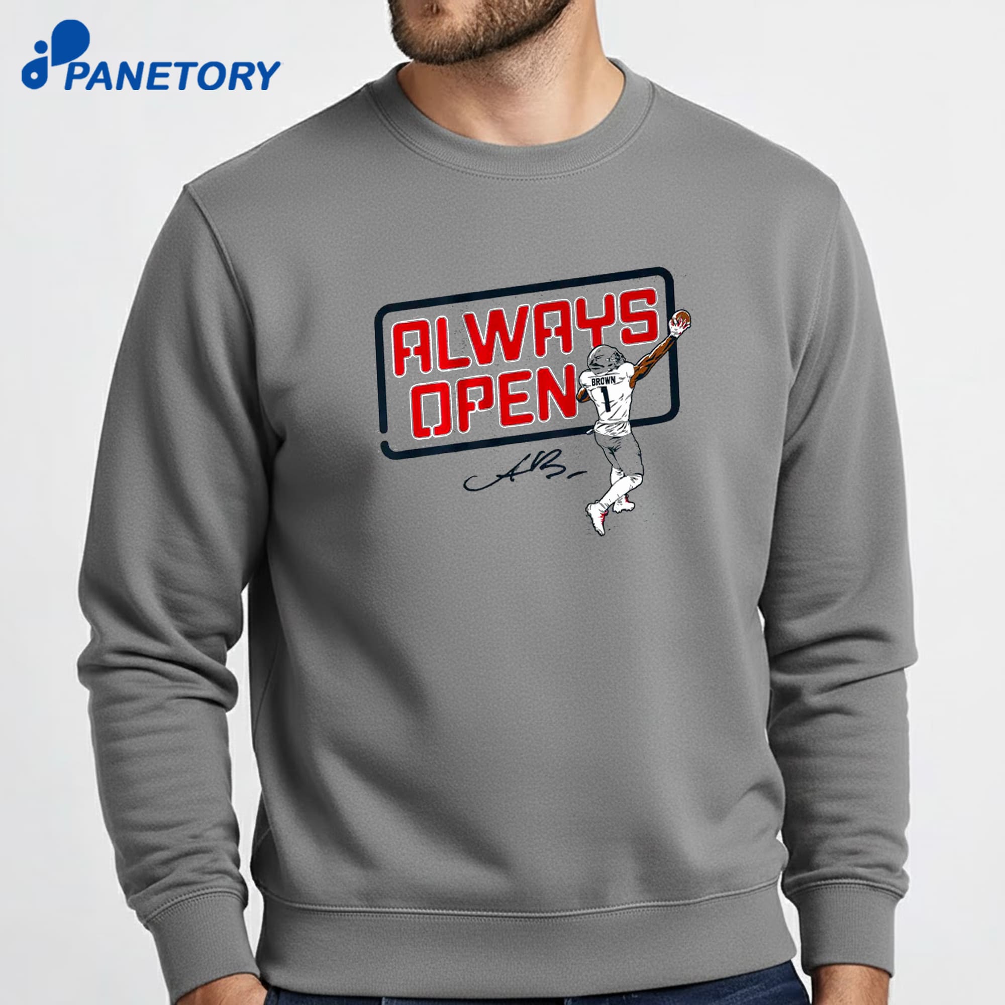 A.j Brown Always Open New England T-Shirt 6 A.j. Brown Always Open New England T-Shirt 2