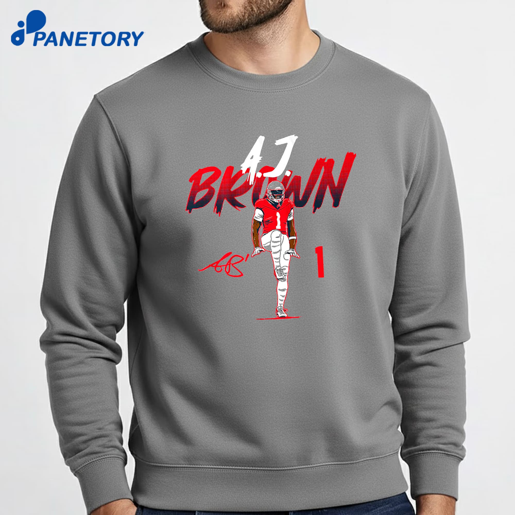 A.j. Brown Name Number Pose T-Shirt 6 A.j. Brown Name Number Pose T-Shirt 2