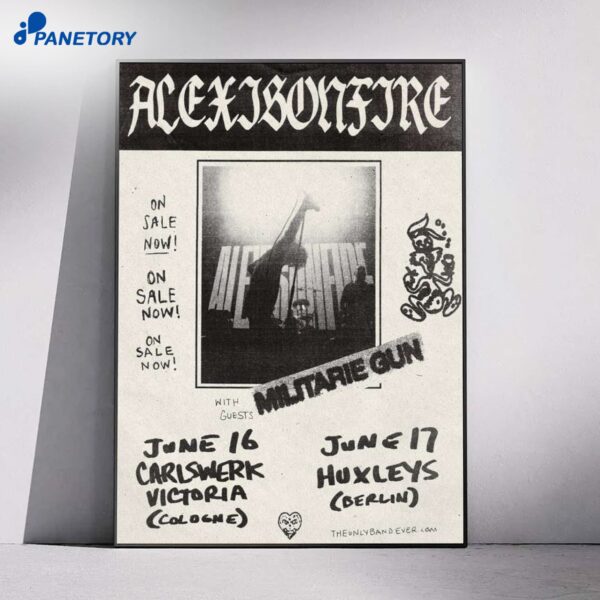Alexisonfire Berlin Germany Jun 17 2026 Poster