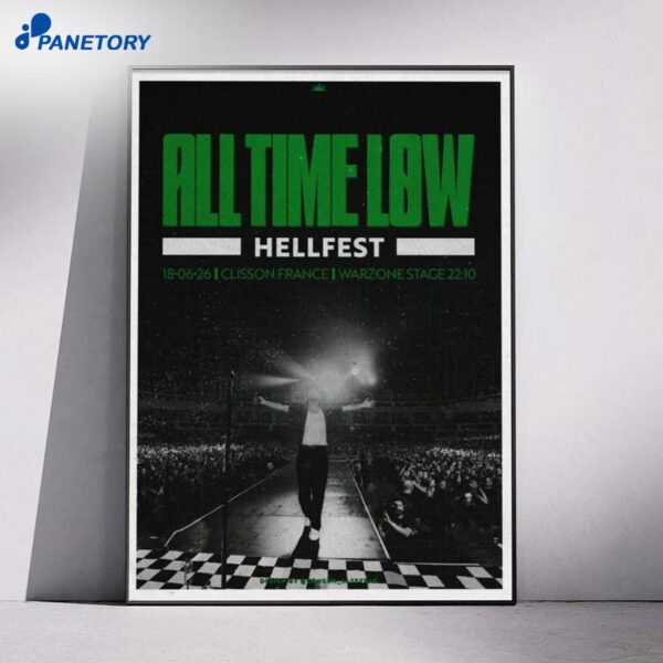 All Time Low Clisson France Jun 18 2026 Poster