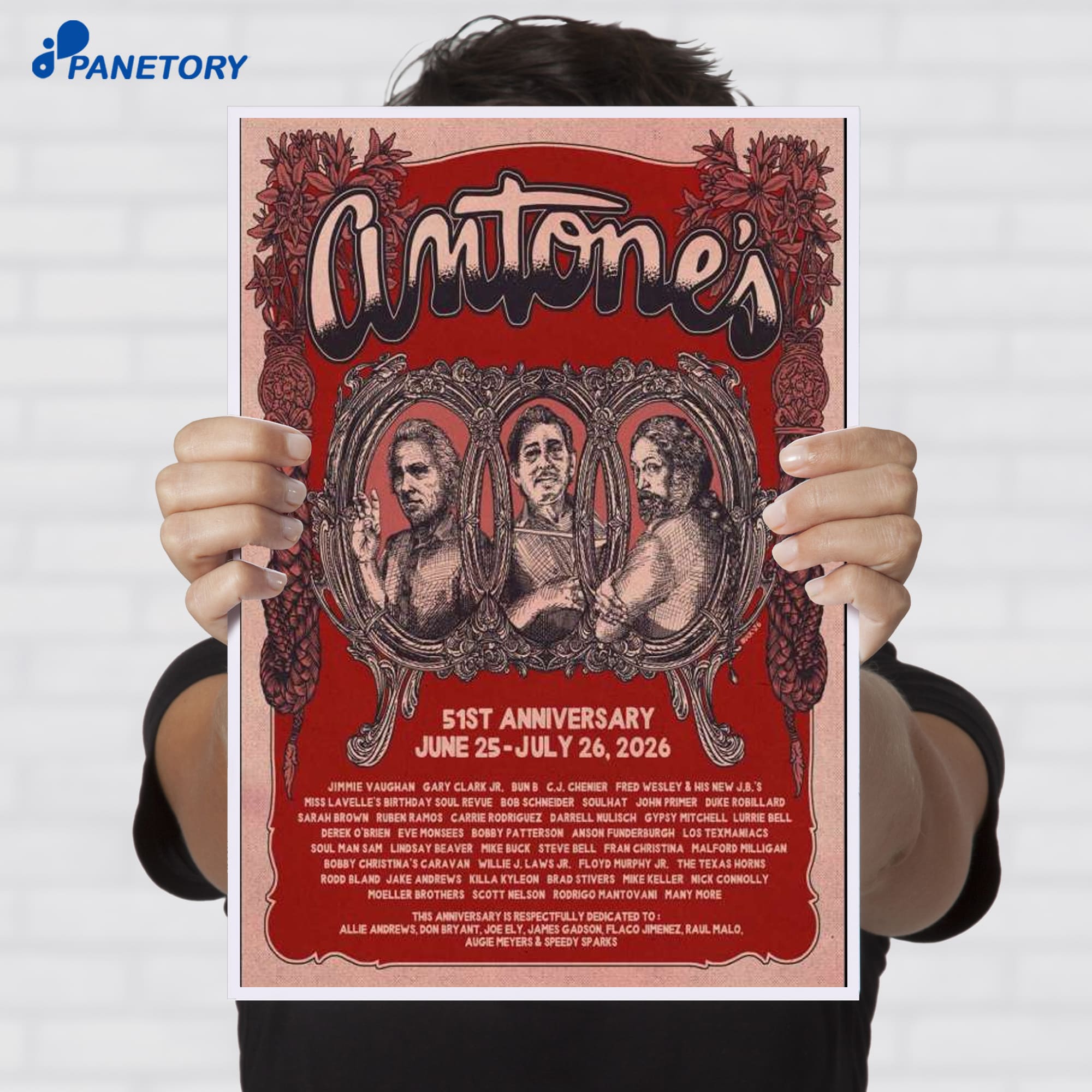 Antone'S 51St Anniversary 2026 Poster Antone'S 51St Anniversary 2026 Poster