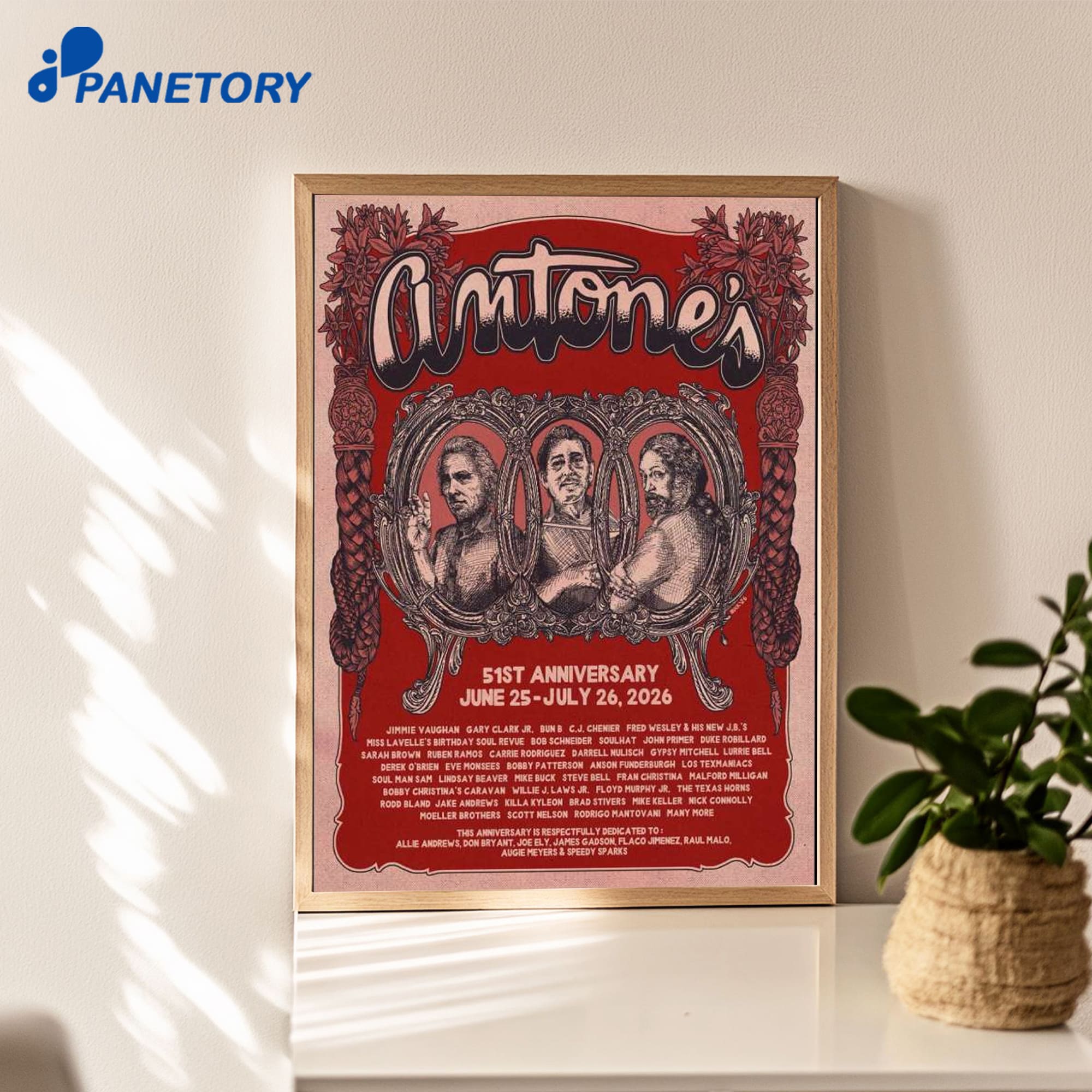 Antone'S 51St Anniversary 2026 Poster Antone'S 51St Anniversary 2026 Poster