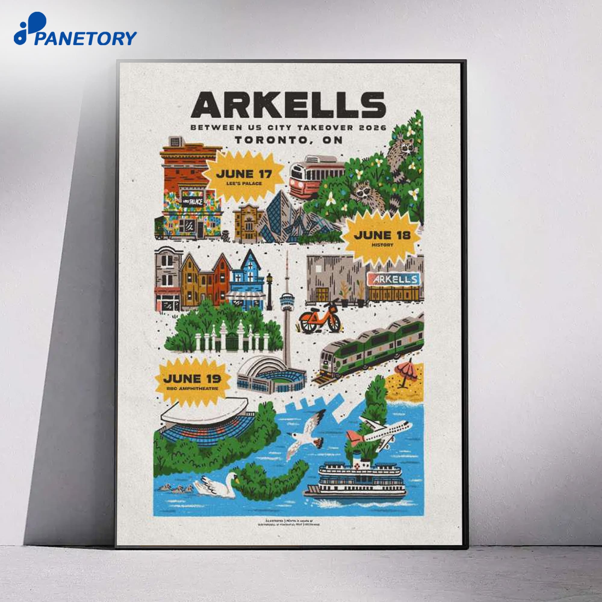 Arkells Tour 2026 Poster 4 Arkells Tour 2026 Poster 1