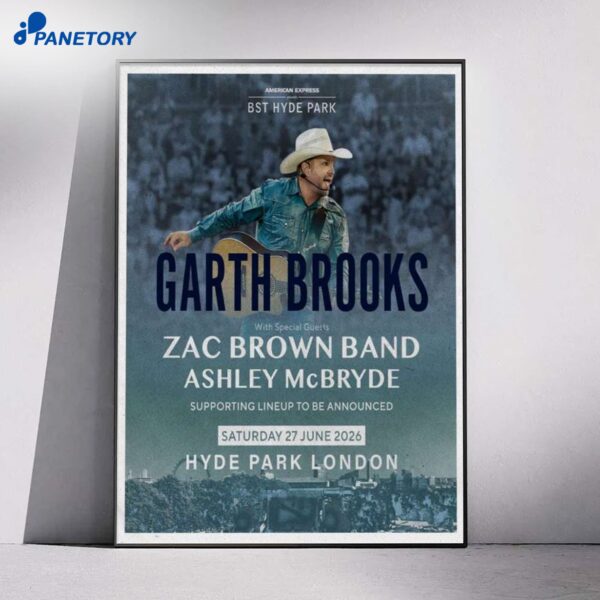 BST Hyde Park Garth Brooks London UK Jun 27 2026 Poster